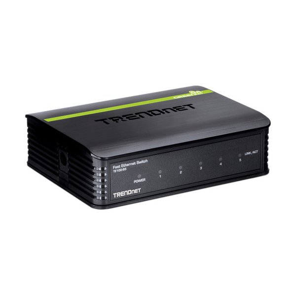 სვიჩი TRENDnet TE100-S5 5-Port 10/100 Mbps Fast Ethernet Switch