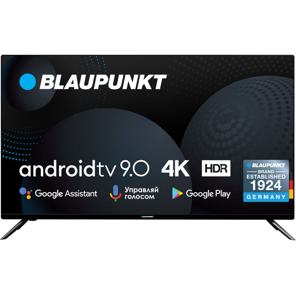 ტელევიზორი BLAUPUNKT 43UN965T 43" Smart Androoid 9.0, Ultra HD 4K Black