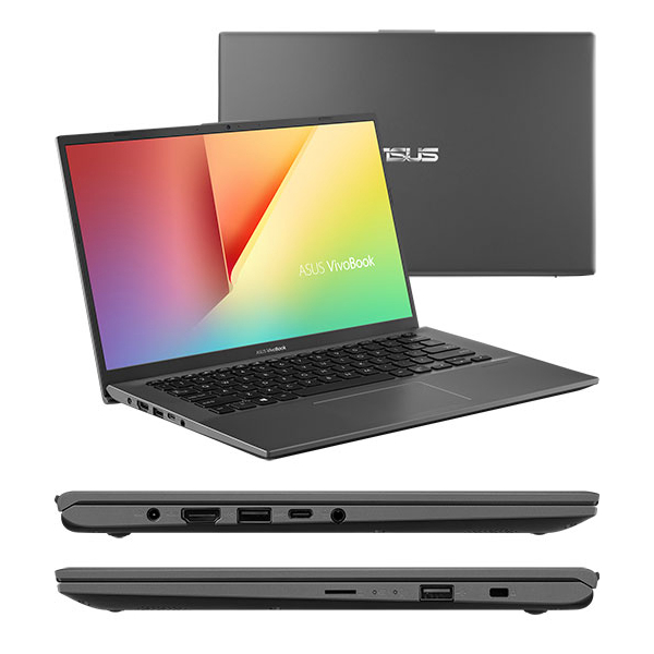 ნოუთბუქი Asus Vivobook X412D 14'' FHD Ryzen R5-3500U 8GB, 512GB SSD Slate Grey