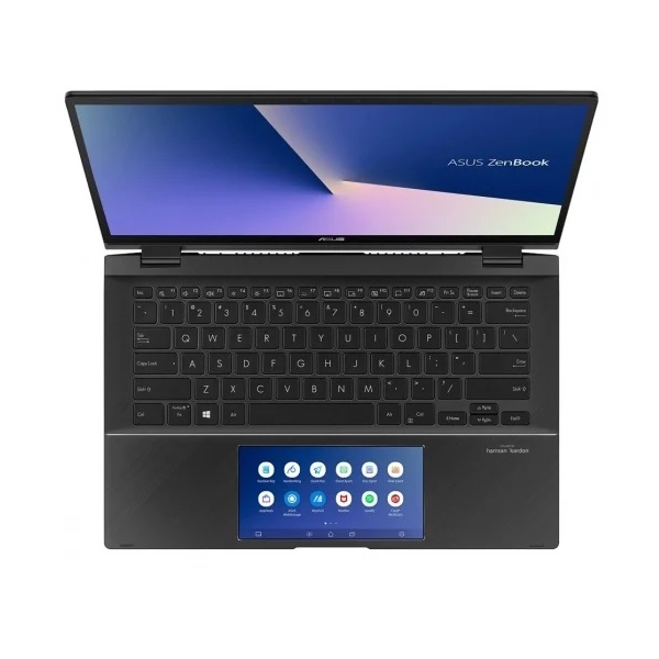 ნოუთბუქი Asus ZenBook FLIP UX463FA 14" Touch FHD I7-10510U 8GB, 512GB SSD, 2GB W10 Grey