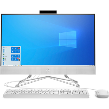 All In One კომპიუტერი HP 158K3EA LCD 23.8'' FHD Core i5-10400T, 8GB, 1TB HDD FreeDos Snow White