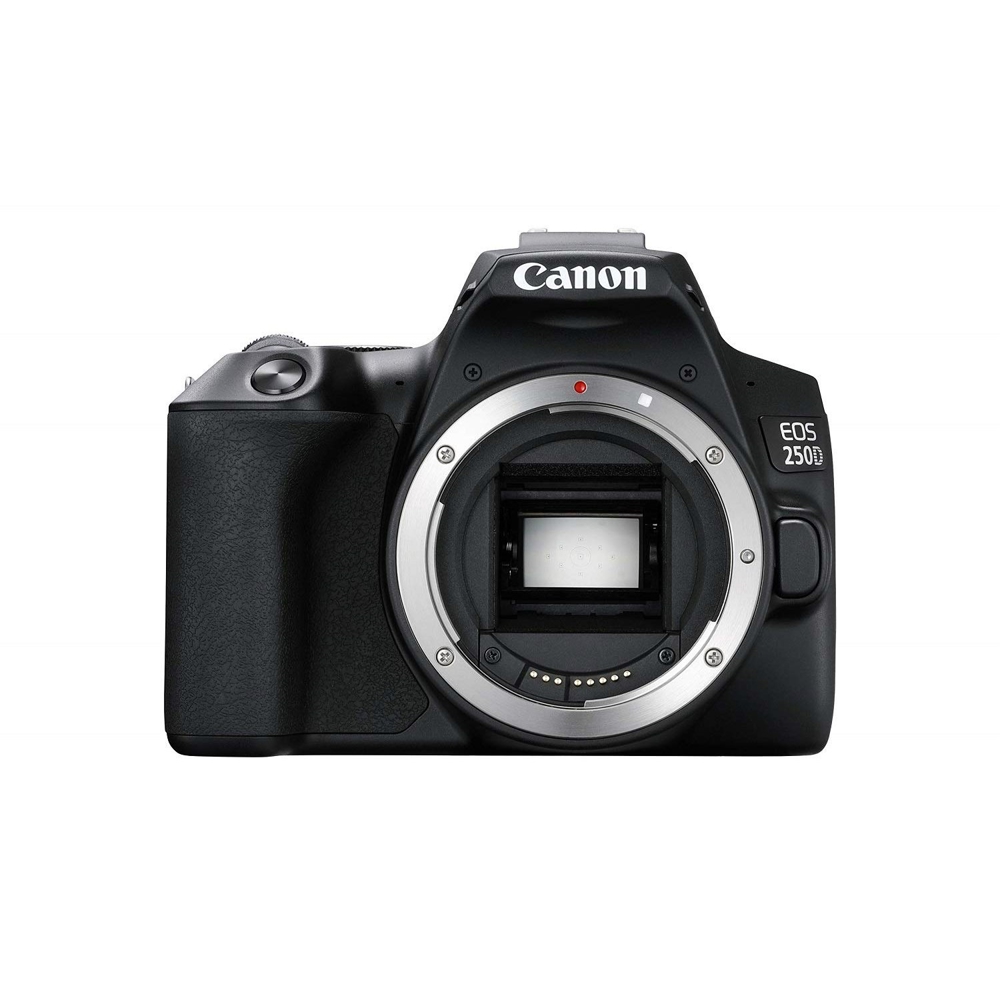 ციფრული ფოტოაპარატი Canon EOS250D EF-S 18-55 IS STM, 24.1MP, 4K Movie, DIGIC 8, 3.0" LCD, SD, Black