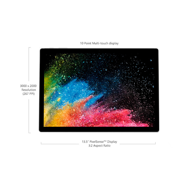 ნოუთბუქი Microsoft Surface Book 2 13.5'' I7-8650U Touchscreen 8GB, 256GB SSD Silver