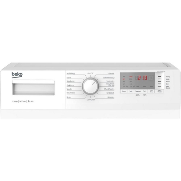 სარეცხი მანქანა Beko WTG1041B2CW Washing Machine 10Kg 1400 SPIN White