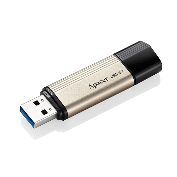 USB ფლეშ მეხსიერაბა Apacer USB 3.1 Gen1 Flash Drive AH353 16GB Gold 