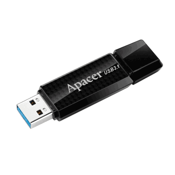 USB ფლეშ მეხსიერაბა Apacer USB3.1 Flash Drive AH352 16GB Black 