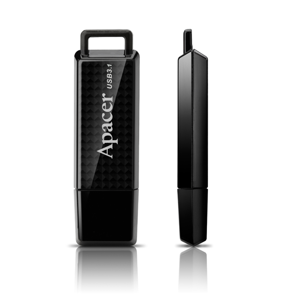 USB ფლეშ მეხსიერაბა Apacer USB3.1 Flash Drive AH352 16GB Black 