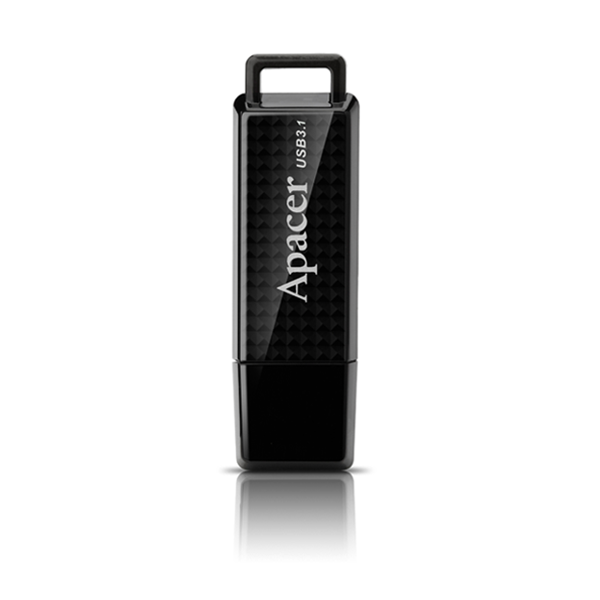 USB ფლეშ მეხსიერაბა Apacer USB3.1 Flash Drive AH352 64GB Black
