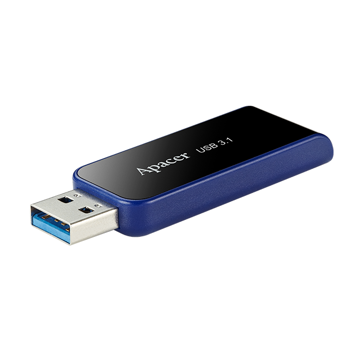 USB ფლეშ მეხსიერაბა Apacer USB3.1 Gen1 Flash Drive AH356 16GB Black 