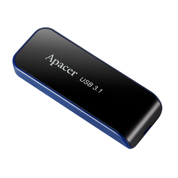 USB ფლეშ მეხსიერაბა Apacer USB3.1 Gen1 Flash Drive AH356 32GB Black 