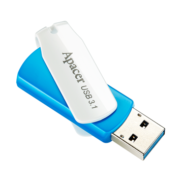 USB ფლეშ მეხსიერაბა Apacer USB3.1 Gen1 Flash Drive AH357 16GB Blue 