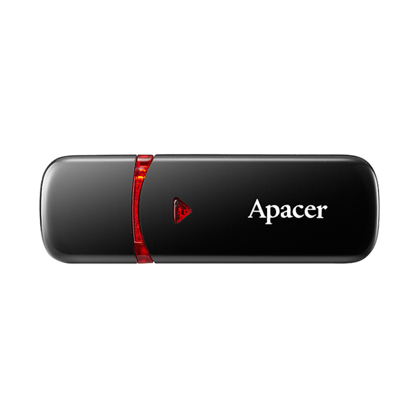 USB ფლეშ მეხსიერაბა Apacer USB2.0 Flash Drive AH333 16GB Black