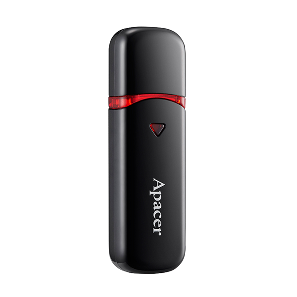 USB ფლეშ მეხსიერაბა Apacer USB2.0 Flash Drive AH333 16GB Black