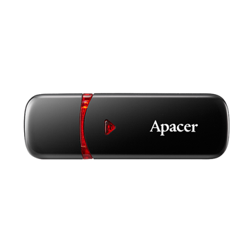 USB ფლეშ მეხსიერაბა Apacer USB2.0 Flash Drive AH333 32GB Black