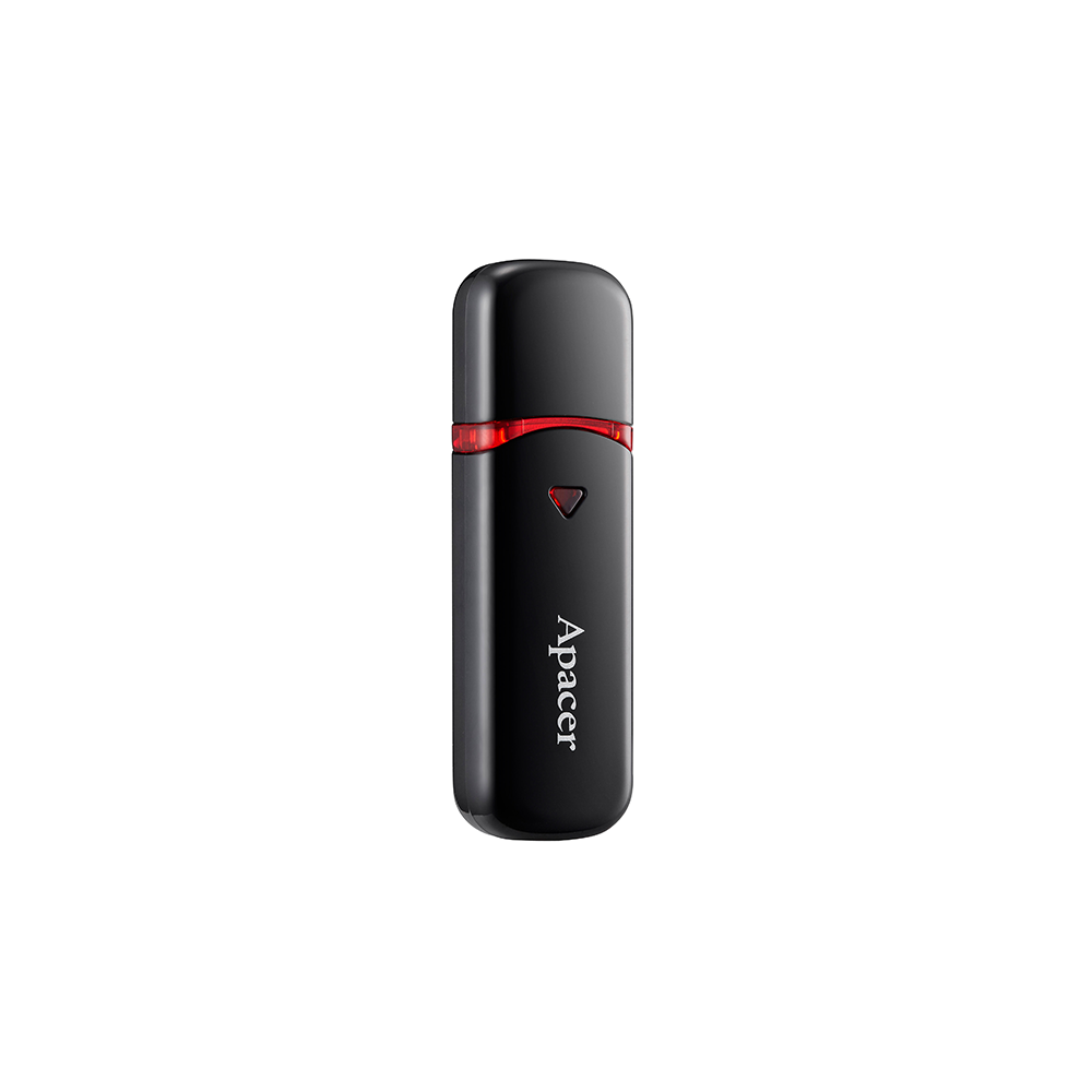 USB ფლეშ მეხსიერაბა Apacer USB2.0 Flash Drive AH333 64GB Black