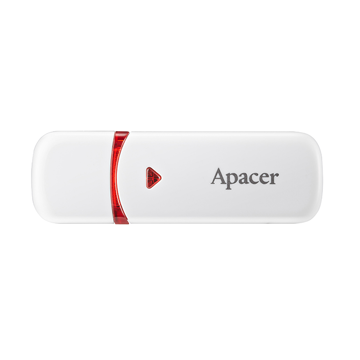 USB ფლეშ მეხსიერაბა Apacer USB2.0 Flash Drive AH333 16GB White