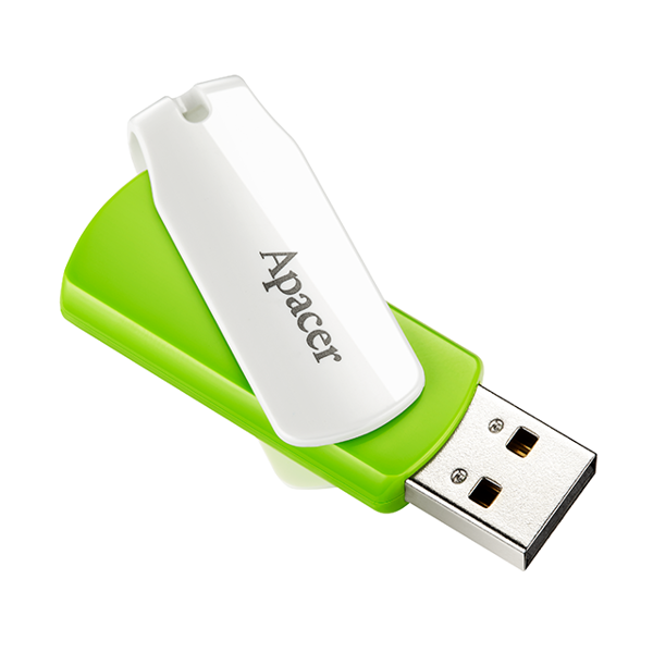 USB ფლეშ მეხსიერება Apacer USB2.0 Flash Drive AH335 16GB Green 