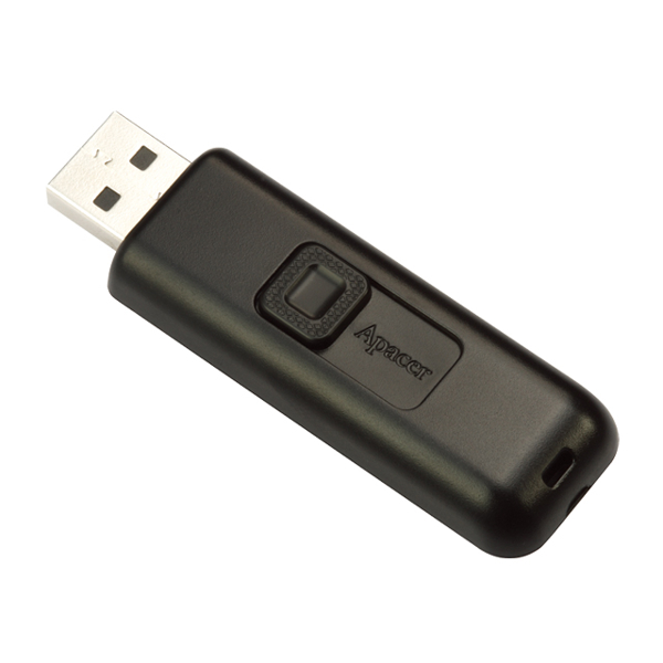 USB ფლეშ მეხსიერაბა Apacer USB2.0 Flash Drive AH325 16GB Black