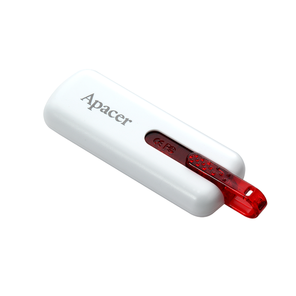 USB ფლეშ მეხსიერაბა Apacer USB2.0 Flash Drive AH326 16GB White