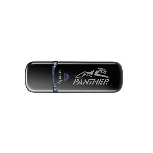 USB ფლეშ მეხსიერაბა Apacer USB3.1 Gen1 Flash Drive AH355 16GB Black RP_Panther