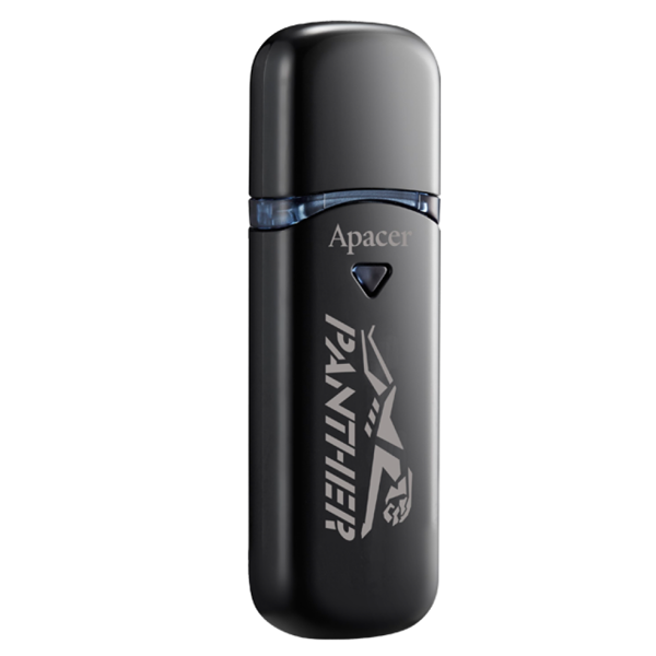 USB ფლეშ მეხსიერაბა Apacer USB3.1 Gen1 Flash Drive AH355 16GB Black RP_Panther