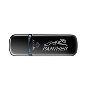 USB ფლეშ მეხსიერაბა Apacer USB3.1 Gen1 Flash Drive AH355 32GB Black RP_Panther