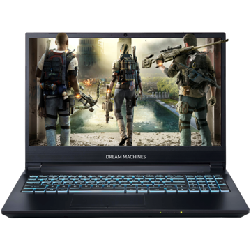 ნოუთბუქი Dream Machines G1660TI-15UA24 15.6'' FHD IPS, Intel i5-9300H 16GB, 1TB SSD, 4GB Black