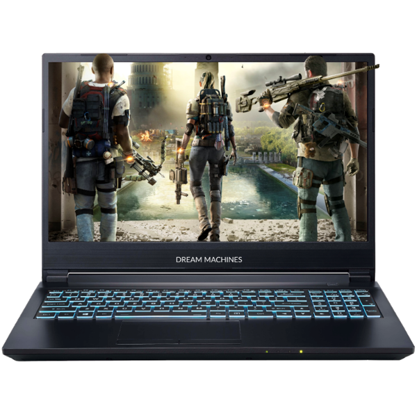 ნოუთბუქი Dream Machines G1660TI-15UA24 15.6'' FHD IPS, Intel i5-9300H 16GB, 1TB SSD, 4GB Black