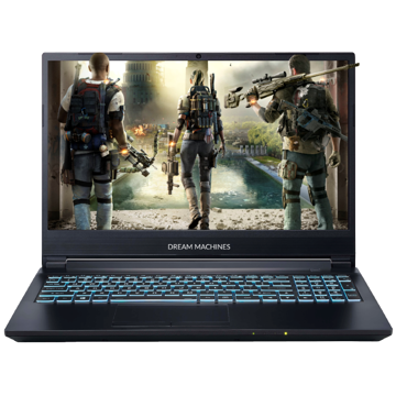 ნოუთბუქი Dream Machines G1660TI-15UA47 15.6'' FHD IPS, i7-9750H 32GB, 1TB SSD, 6 GB Black