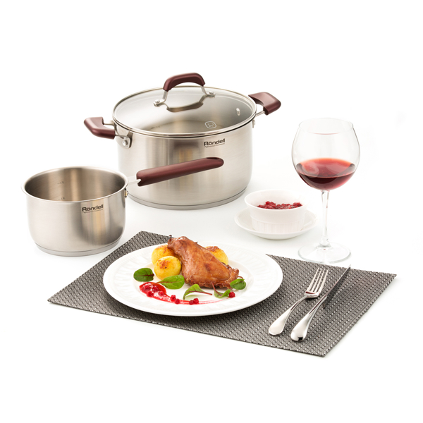 ქვაბი RONDELL RDS 736 3.3L 20cm  stainless steel