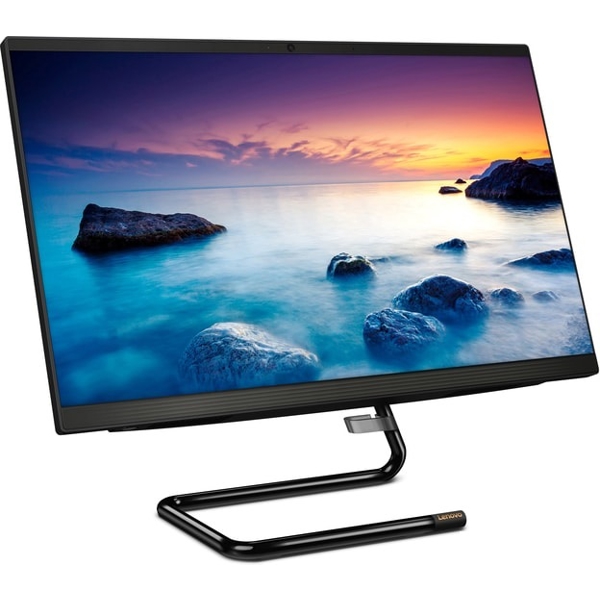 All In One კომპიუტერი Lenovo IdeaCentre A340 23.8" FHD I3-9100T 8GB, 256GB SSD Wireless KM Black