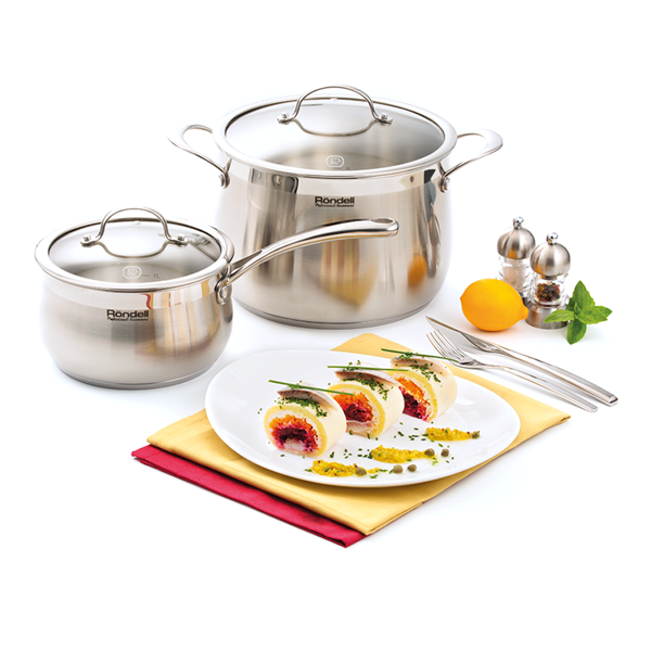 ქვაბი RONDELL RDS 746 2.5L 18cm stainless steel