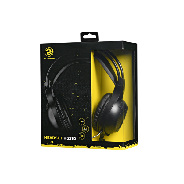 ყურსასმენი 2E HG310B Gaming Headset LED 3.5mm Black