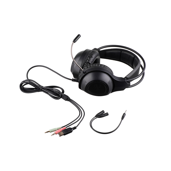 ყურსასმენი 2E HG310B Gaming Headset LED 3.5mm Black