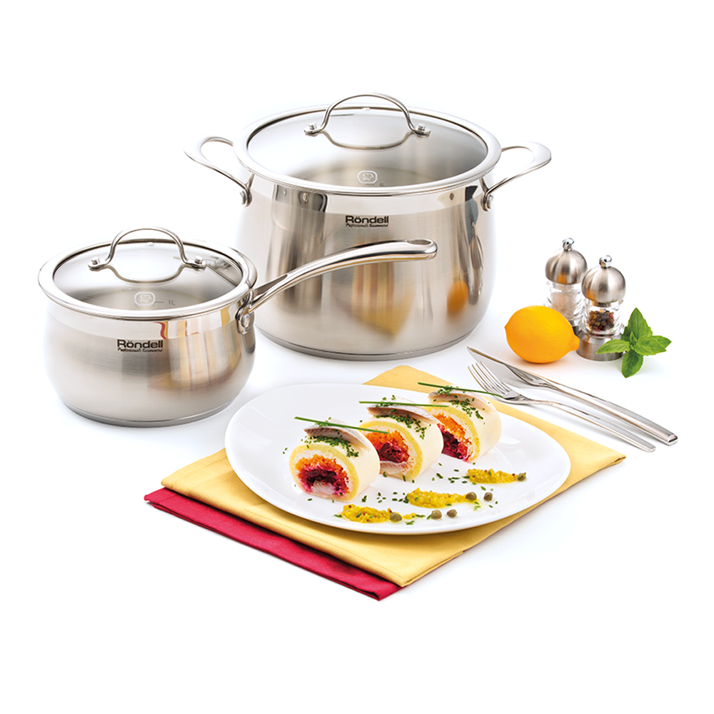 ქვაბი RONDELL RDS 747 5.3L, 22cm stainless steel