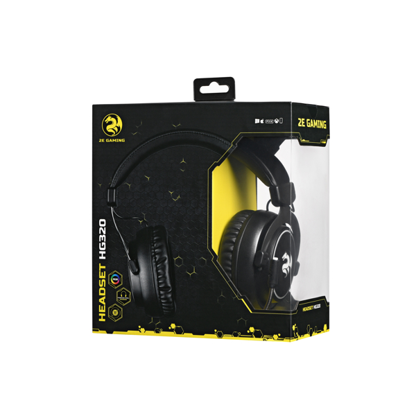 ყურსასმენი 2E HG320B Gaming Headset RGB 3.5mm Black