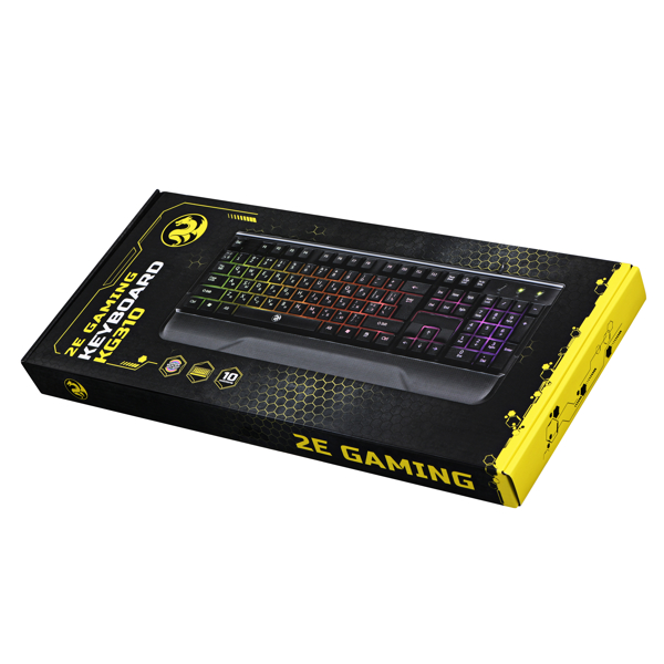 კლავიატურა 2E KG310UB Gaming Keyboard LED USB Black