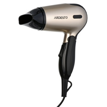 სამგზავრო ფენი Ardesto HD-503T hair dryer Black with gold