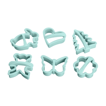 ARDESTO AR2308TP Elegance Biscuit Moulds 6 pcs, tiffany Blue