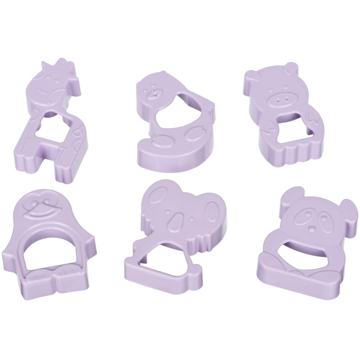 ARDESTO AR2309LP Animals Biscuit Moulds 6 pcs, lilac