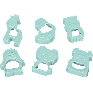 ARDESTO AR2309TP Animals Biscuit Moulds 6 pcs, tiffany Blue