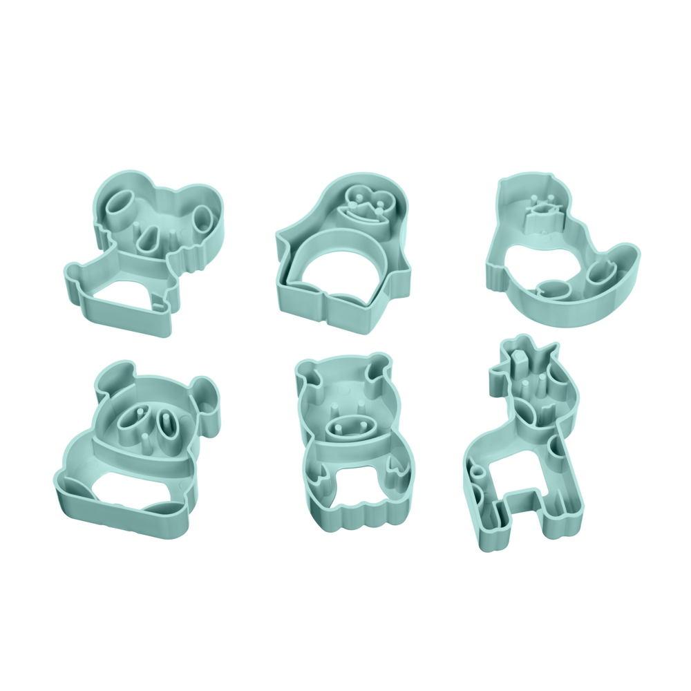 ARDESTO AR2309TP Animals Biscuit Moulds 6 pcs, tiffany Blue