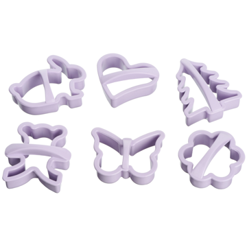 ARDESTO AR2308LP Elegance Biscuit Moulds 6 pcs, lilac