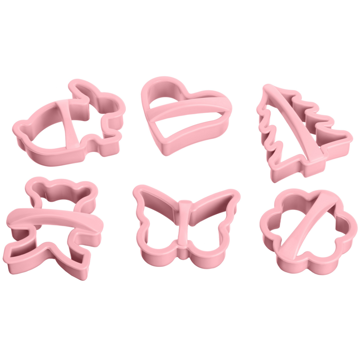 გამოსაცხობი ფორმა ARDESTO AR2308PP Elegance Biscuit Moulds 6 pcs, Pink