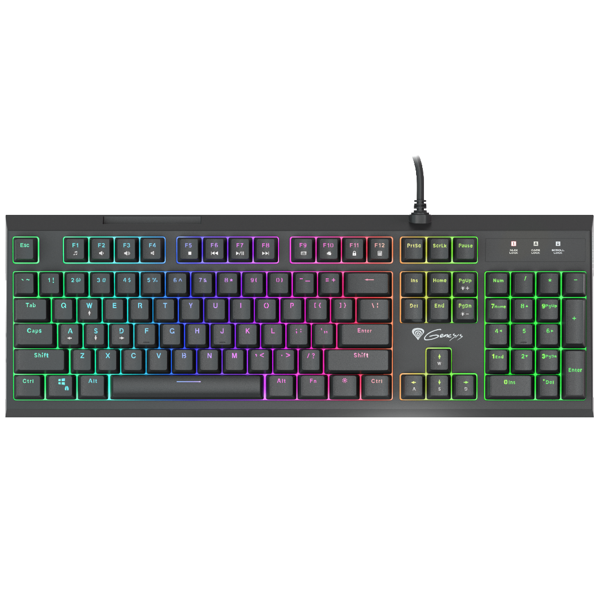 კლავიატურა GENESIS THOR 200 Gaming Keyboard Hybrid RGB Switch Blacklight US Layout