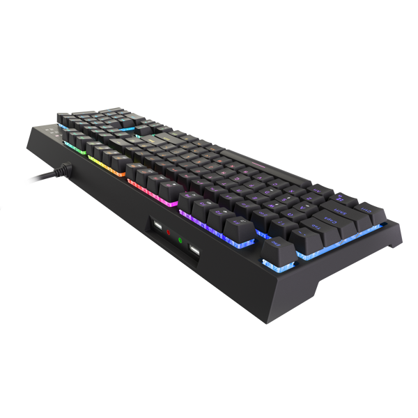 კლავიატურა GENESIS THOR 200 Gaming Keyboard Hybrid RGB Switch Blacklight US Layout