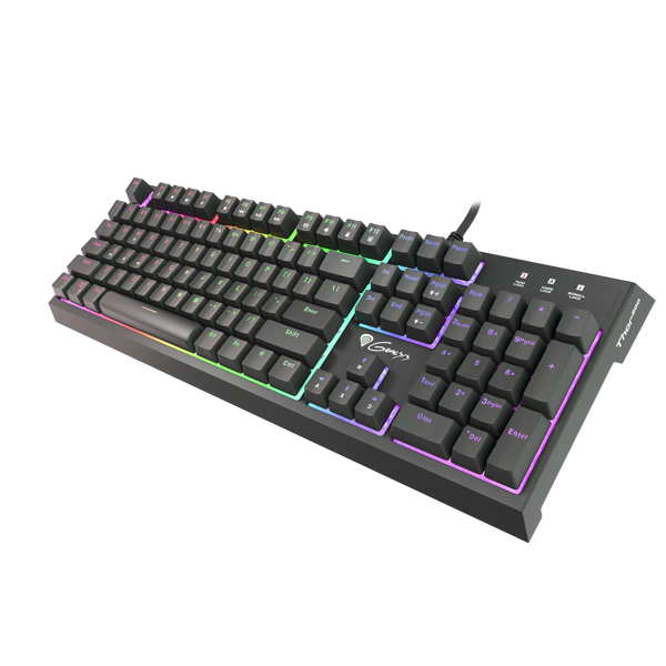 კლავიატურა GENESIS THOR 200 Gaming Keyboard Hybrid RGB Switch Blacklight US Layout