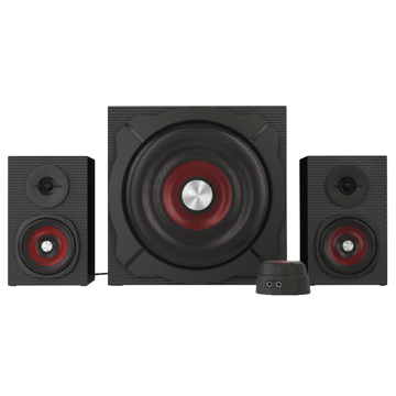 დინამიკი GENESIS HELIUM 600 Gaming Speakers 2.1 60W Red, Black