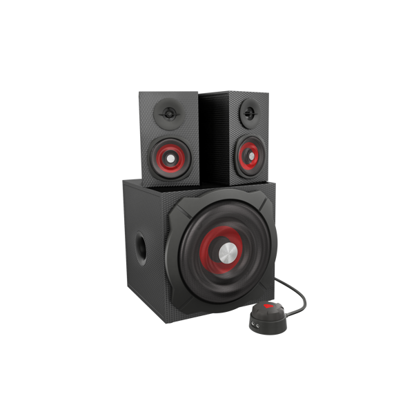 დინამიკი GENESIS HELIUM 600 Gaming Speakers 2.1 60W Red, Black