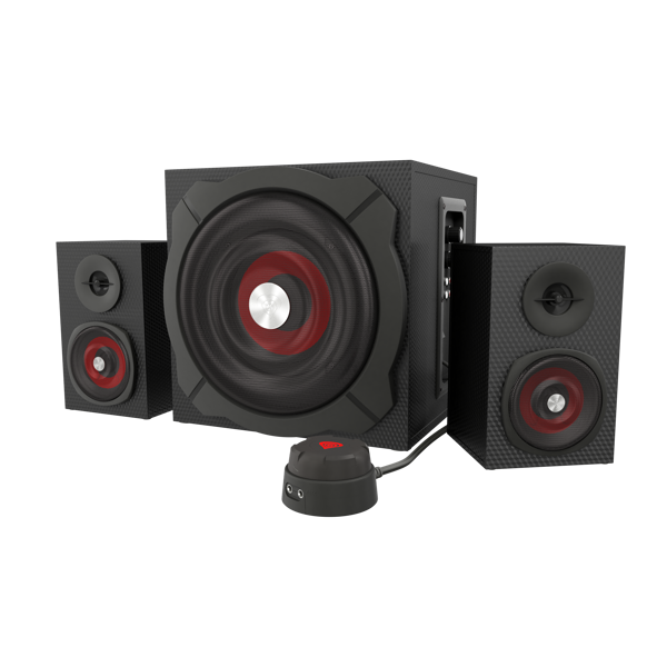 დინამიკი GENESIS HELIUM 600 Gaming Speakers 2.1 60W Red, Black